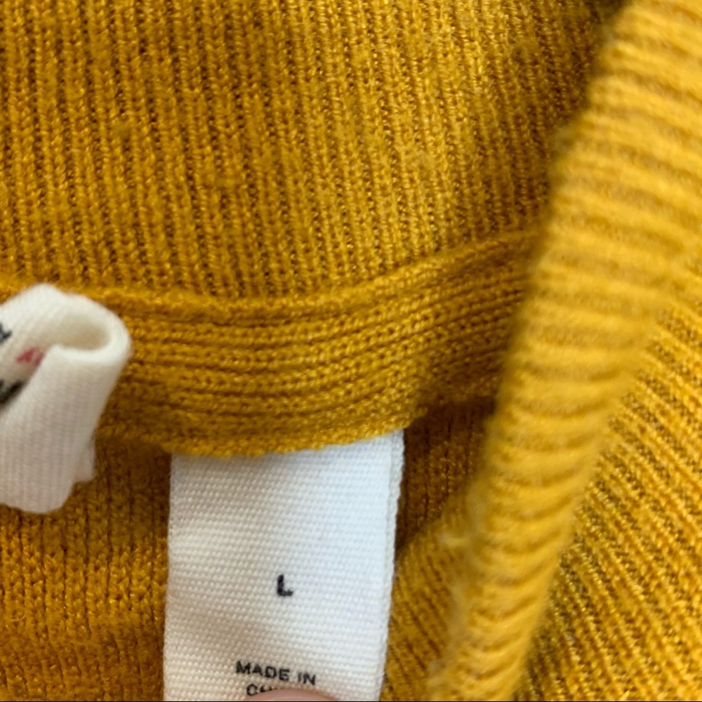 Anthropologie Moth Mock Neck Short Sleeve Sweater - Picture 4 of 8